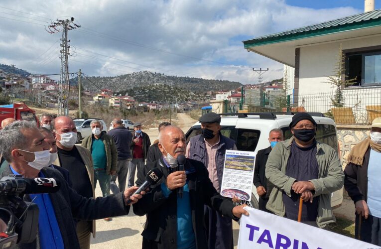 GÖZNE SAKİNLERİ DOĞA TALANINA DUR DİYOR..!