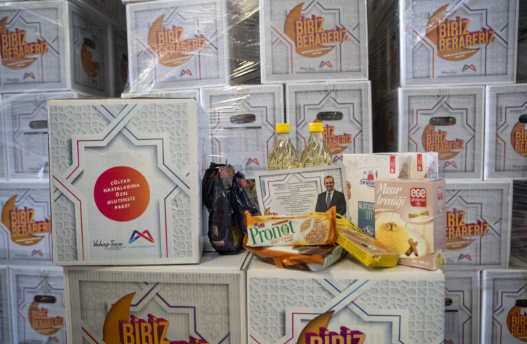 BÜYÜKŞEHİR, RAMAZAN KOLİSİ DAĞITIMINDA ÇÖLYAKLILARI UNUTMADI
