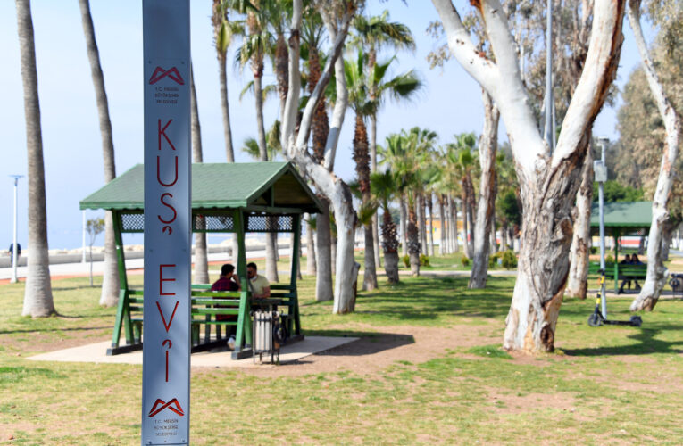 BÜYÜKŞEHİR’DEN SAHİLDEKİ KUŞLAR İÇİN 48 ODALI KUŞ EVİ