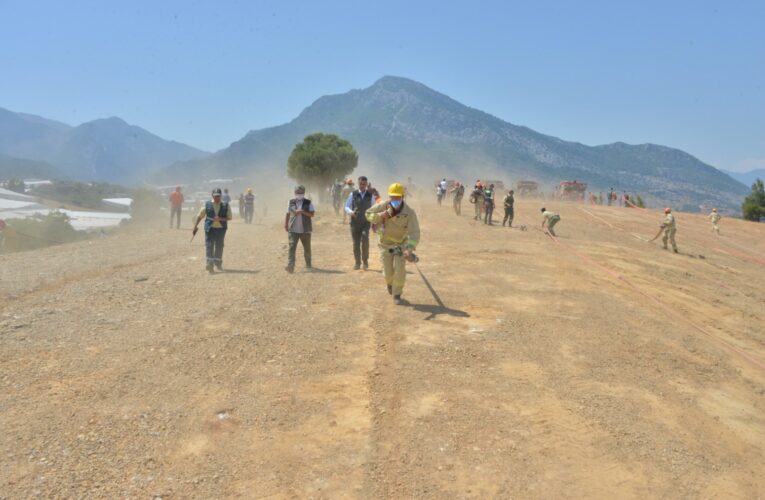 ‘Yangın ekibi işbaşı eğitimi’ sona erdi