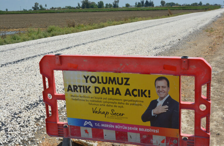 ÜRETİCİ VE VATANDAŞLARIN SIKLIKLA KULLANDIĞI 22 KİLOMETRELİK YOL YENİLENİYOR