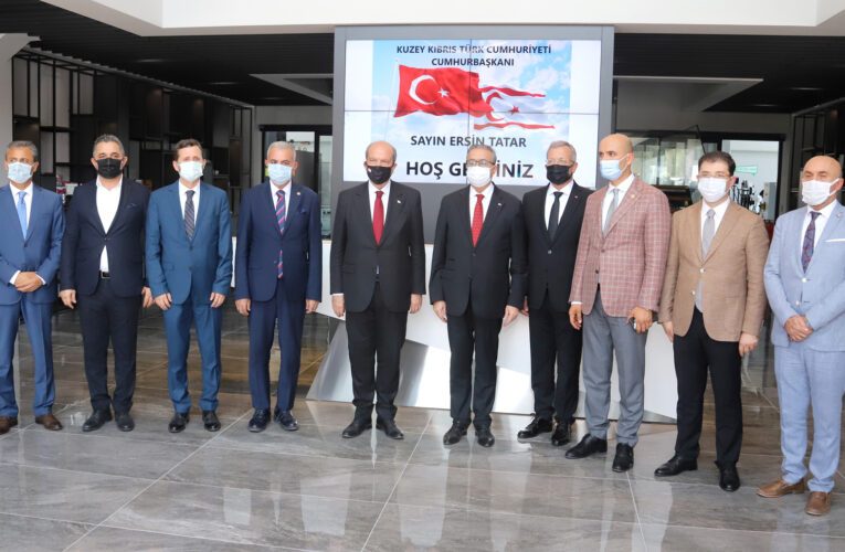 Ersin Tatar’dan MTOSB’ye ziyaret