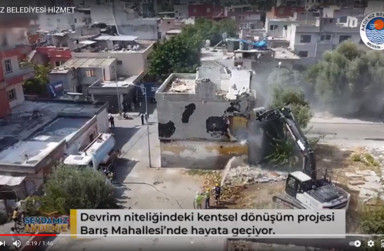BAHÇE MAHALLESİ DÖNÜŞÜYOR (VİDEO)