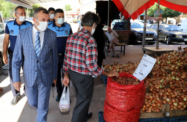 Sokak ve kaldırım işgaline yol açan işyeri sahipleri uyarıldı