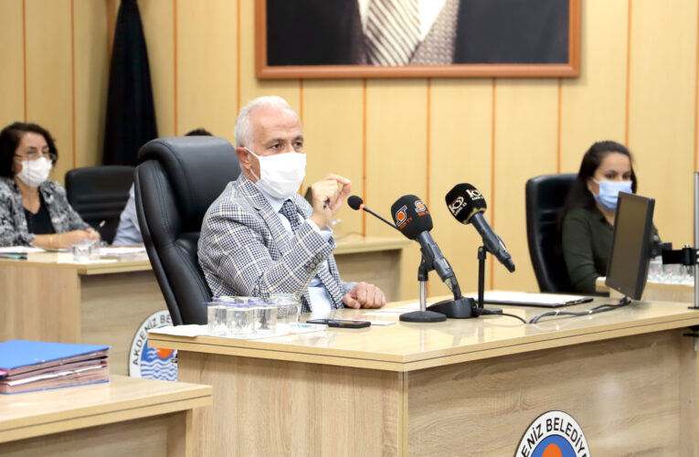 AKDENİZ BELEDİYE MECLİSİ EKİM AYI TOPLANTISINI YAPTI