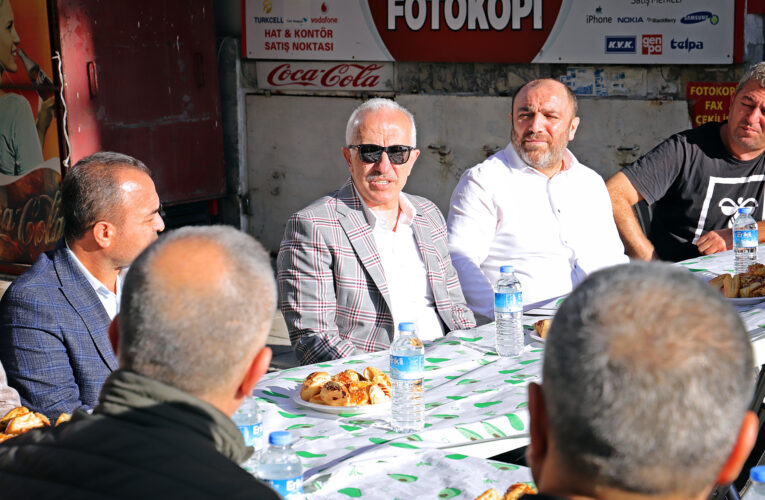 “Esnafımız ekmeğini taştan çıkarıyor”