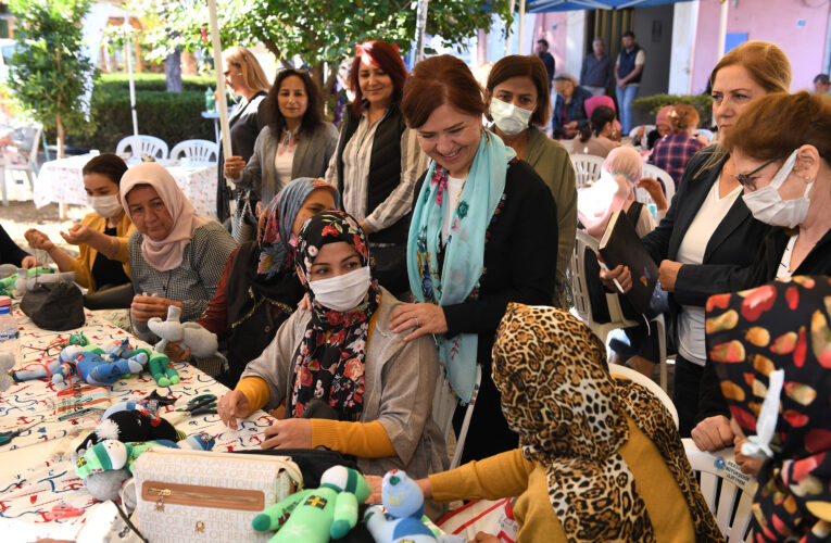 TÖMÜK’TE DE BAŞLAYAN PROJEYE ONLARCA KADIN KATILDI