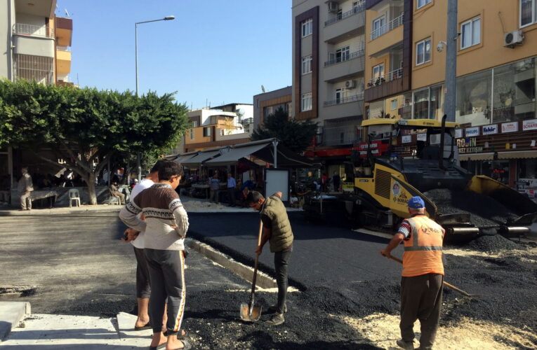 Birçok mahallede kilit taşı ve kaldırım yenileme çalışması yapıldı