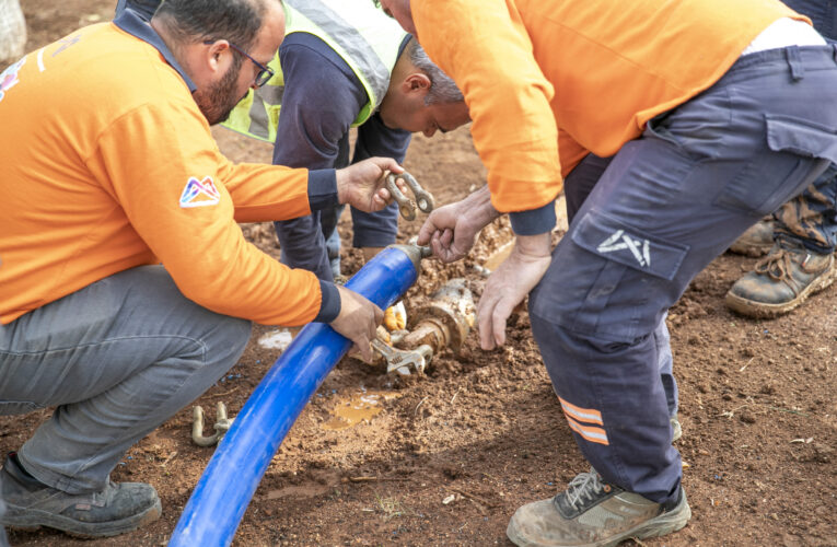 Kazı ile 1 gün sürecek çalışma yatay sondajla 20 dakikada yapılabiliyor