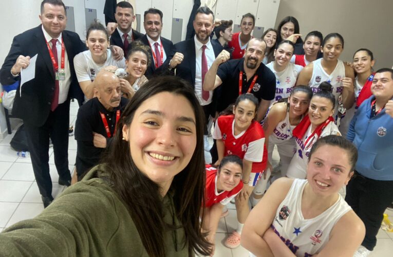 MERSİN BÜYÜKŞEHİR MSK KADIN BASKETBOL EKİBİ, EVİNDE GALİP GELDİ