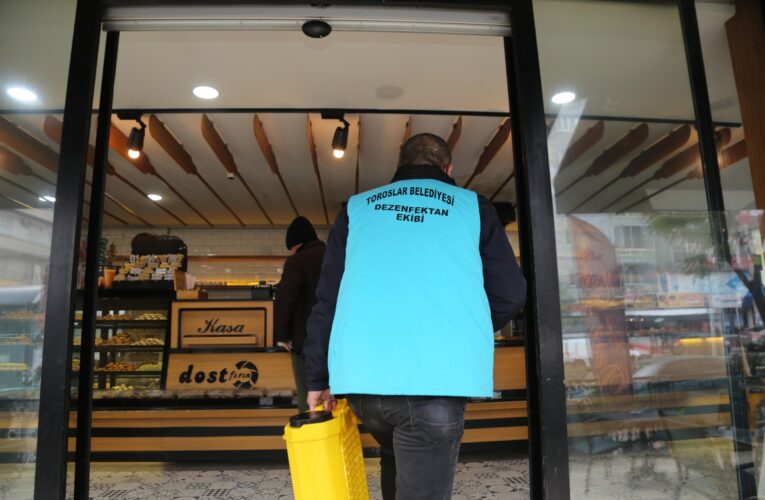 TOROSLAR’IN SALGINLA MÜCADELE ÇALIŞMALARI ARALIKSIZ SÜRÜYOR