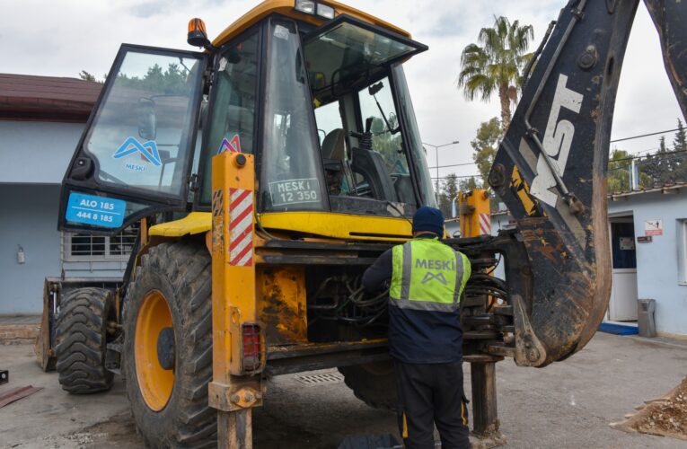 MESKİ, bünyesinde bulunan araçların kullanım ömrünü uzatmaya devam ediyor