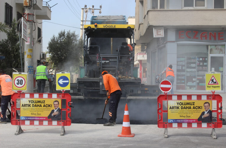 HAL MAHALLESİ’NDE 6025 İLE 6040. SOKAKLARDA ASFALT VE KALDIRIM ÇALIŞMASI TAMAMLANDI