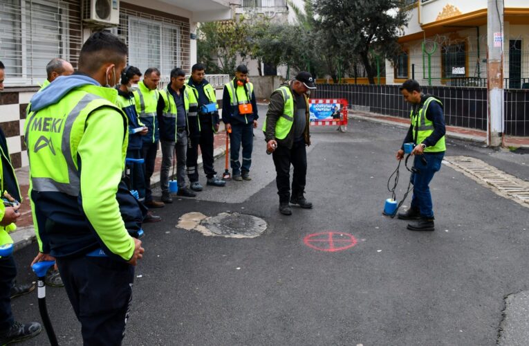 MESKİ, sızıntı tespit ve onarımını hızlıca gerçekleştiriyor