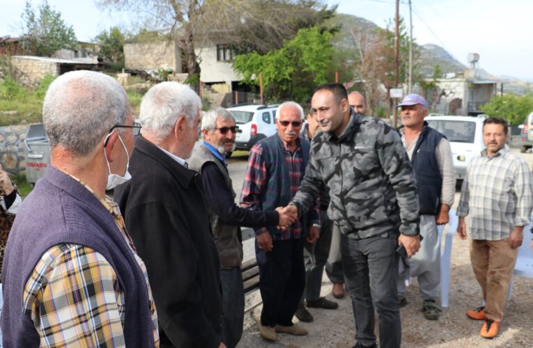 BAŞKAN YILMAZ, MAHALLE ZİYARETLERİNDE HEMŞEHRİLERİYLE BİR ARAYA GELMEYE DEVAM EDİYOR