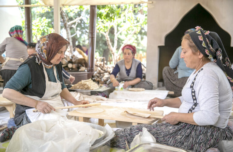 KADINLAR ÜRETTİ, YÖRÜK KÜLTÜRÜ TANITILDI VE MERSİN KAZANDI