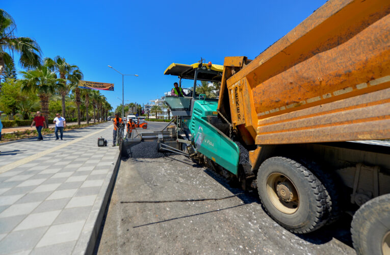 Yol çalışmaları ile Anamur’un çehresi değişti