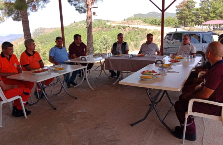 Anamur’da yangın ekiplerimizle bayramlaştık