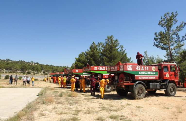 Mersin’de orman yangınlarıyla mücadelede OGM desteğiyle ilave tedbirler