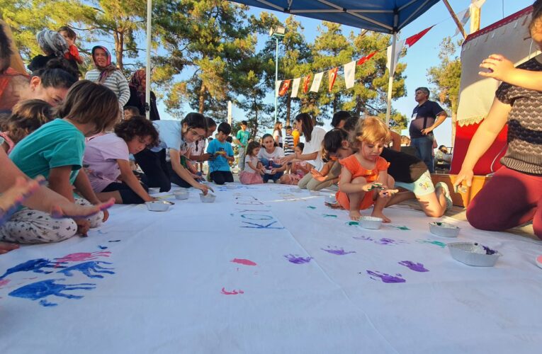 KÖY ŞENLİKLERİNDE HEM ÇOCUKLAR, HEM DE BÜYÜKLER EĞLENİYOR