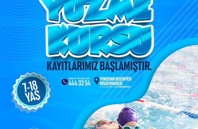 Yenişehir Belediyesinden ücretsiz yüzme kursu