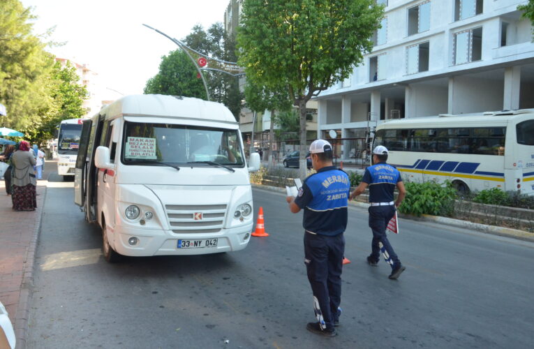 Zabıta’dan yolcu güvenliği için denetim