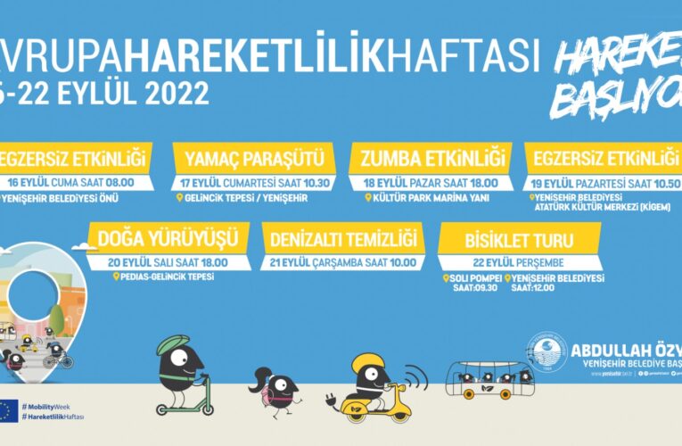 Yenişehir Belediyesi Avrupa Hareketlilik Haftası’na hazır