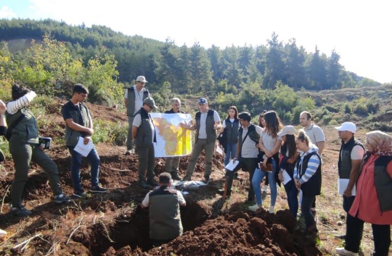 Ağaçlandırma çalışmaları arazi eğitimi tamamlandı