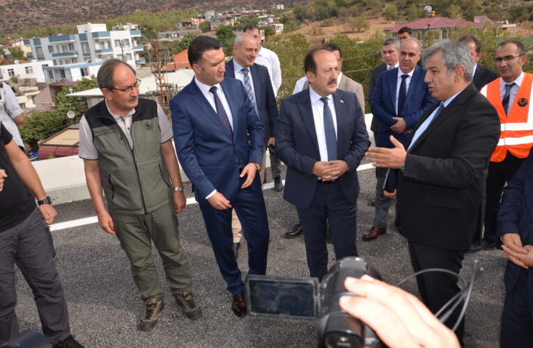 Mersin Valisi Ali Hamza Pehlivan Anamur’da incelemelerde bulundu