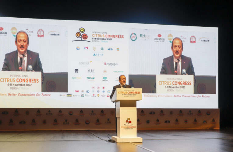 14. MERSİN ULUSLARARASI TURUNÇGİL KONGRESİ AÇILIŞI GERÇEKLEŞTİRİLDİ