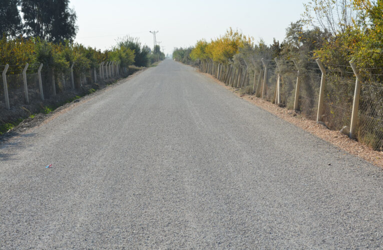 TARSUS’TA 19 KİLOMETRELİK SET YOLU, BÜYÜKŞEHİR EKİPLERİ TARAFINDAN ASFALTLANDI