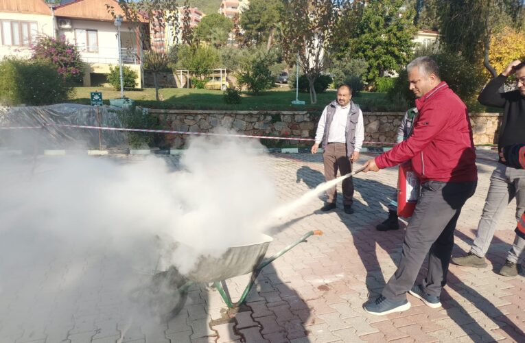 Anamur’da Yangın Tatbikatı Yapıldı