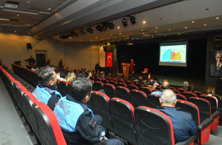 Yenişehir Belediyesinden personele afet farkındalık eğitimi