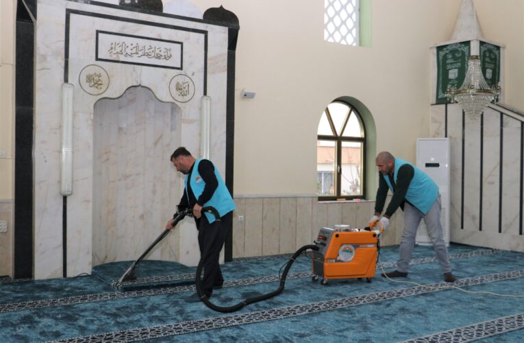 “İBADETHANELERİN TEMİZLİĞİ TOROSLAR BELEDİYESİNE EMANET”