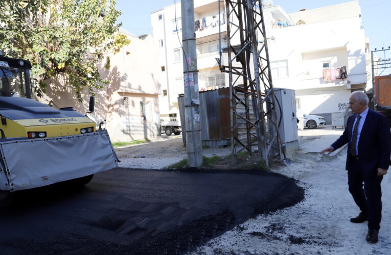 “KARŞIMIZA ÇIKARILAN ENGELLERE RAĞMEN AKDENİZ’DE  ASFALT SERİMİNE BAŞLADIK”