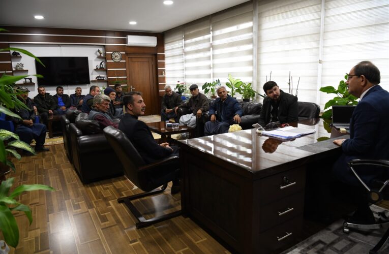 Yörüklerimizden Bölge Müdürü Yalçın’a ziyaret