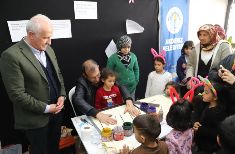 “Nerede depremzede çocuklarımız varsa oradayım”