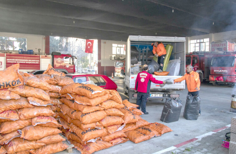 MERSİN, DEPREM BÖLGESİNE DESTEK İÇİN TEK YÜREK OLDU