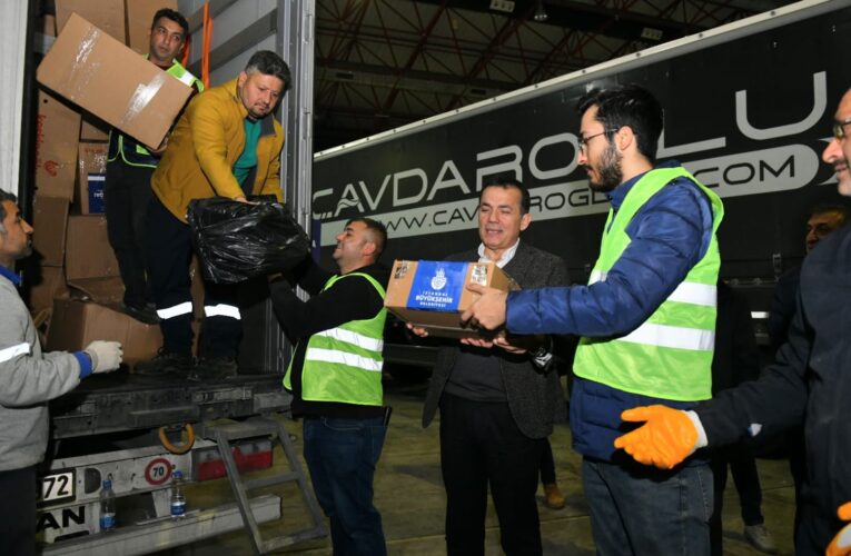 Mersin Yenişehir Belediyesi, Yardım Depolama Merkezi kurdu