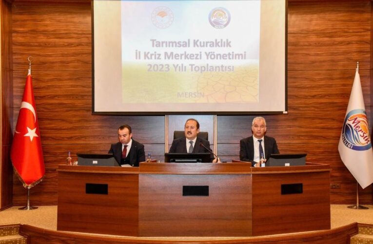 VALİ ALİ HAMZA PEHLİVAN BAŞKANLIĞINDA 2023 YILI TARIMSAL KURAKLIK İL KRİZ MERKEZİ YÖNETİMİ TOPLANTISI GERÇEKLEŞTİRİLDİ