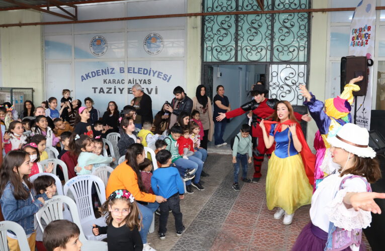 DEPREMZEDE ÇOCUKLAR KEYİFLİ DAKİKALAR GEÇİRDİ