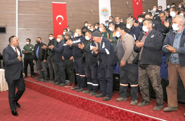 BAŞKAN YILMAZ: “PERSONELİMİZİN HER ZAMAN YANINDAYIZ”