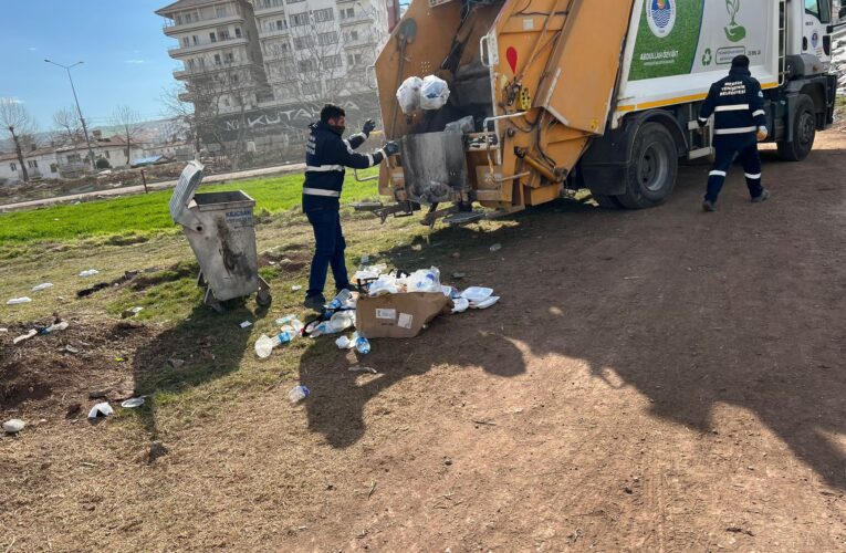 Yenişehir Belediyesi temizlik işleri ekipleri şimdi de Adıyaman’da