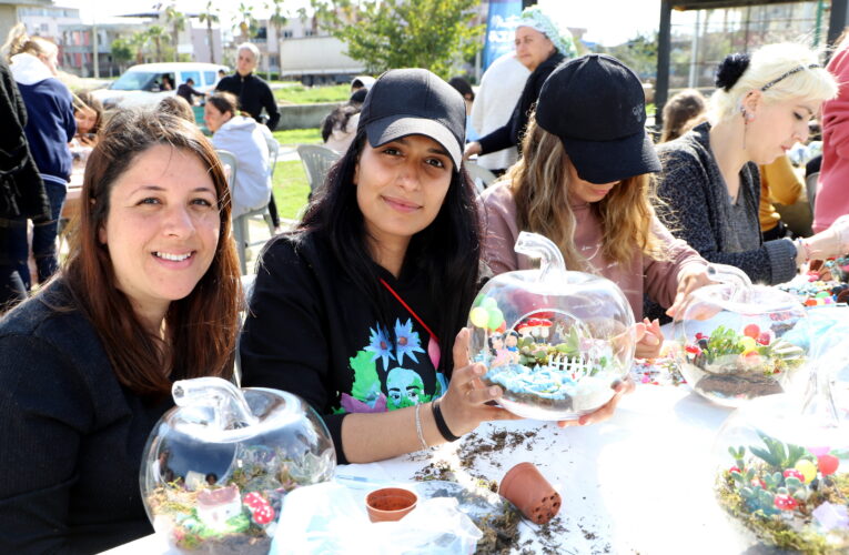 GELECEĞE DAİR UMUTLARINI KENDİ ELLERİYLE YEŞERTTİLER