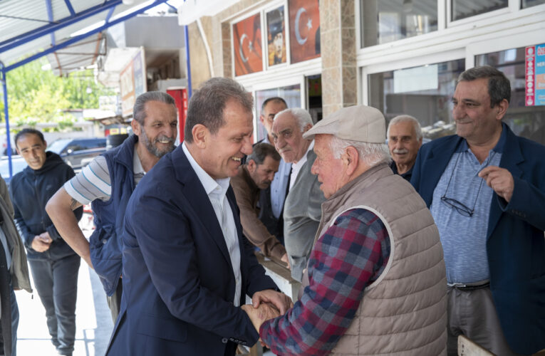 TARSUSLULARDAN BAŞKAN SEÇER’E YOĞUN İLGİ