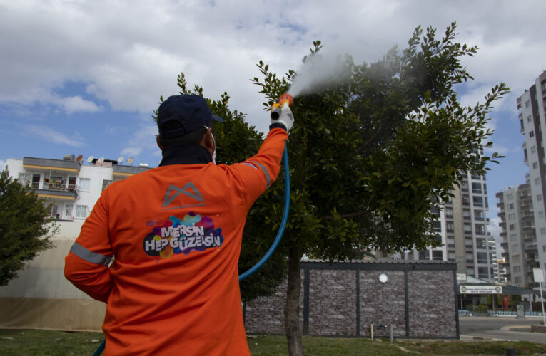 BÜYÜKŞEHİR’İN İLAÇLAMA EKİBİ HAŞERE MÜCADELESİNE HIZ VERDİ