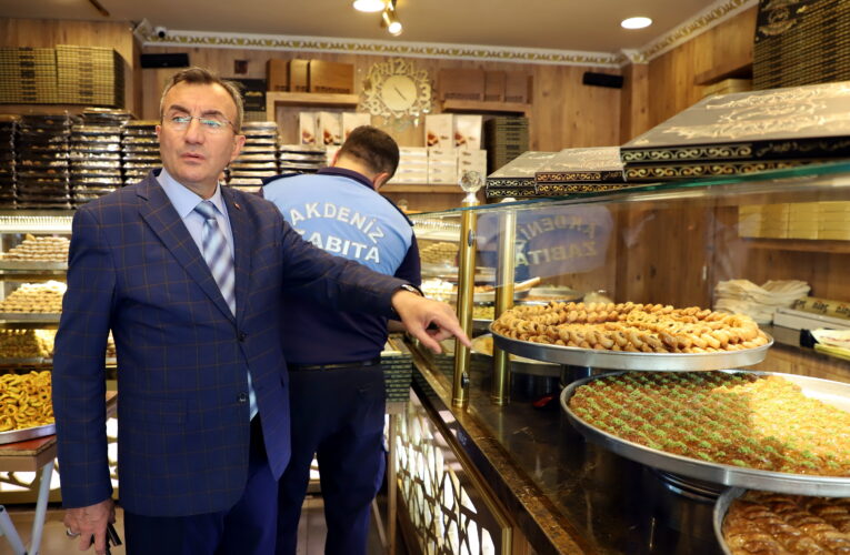 Patiseri, pastane ve imalathaneler denetlendi, eksiği olan işyerlerine ceza uygulandı