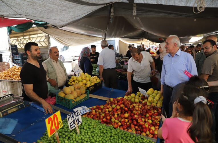 AKDENİZ BELEDİYE BAŞKANI GÜLTAK; ESNAF VE YÖRE DERNEKLERİNİ ZİYARET ETTİ