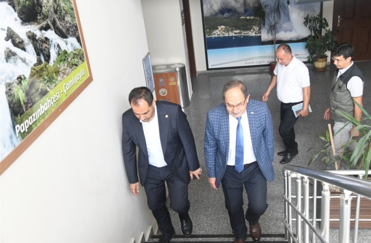 28. Dönem Mersin Milletvekili Ali Kıratlı ‘dan Bölge Müdürü Yalçın’a Ziyaret