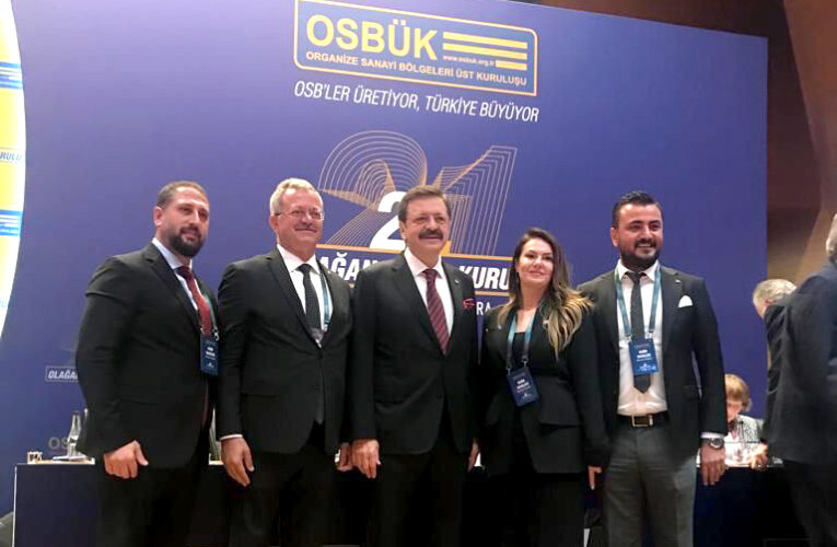 Sabri Tekli OSBÜK Yönetiminde